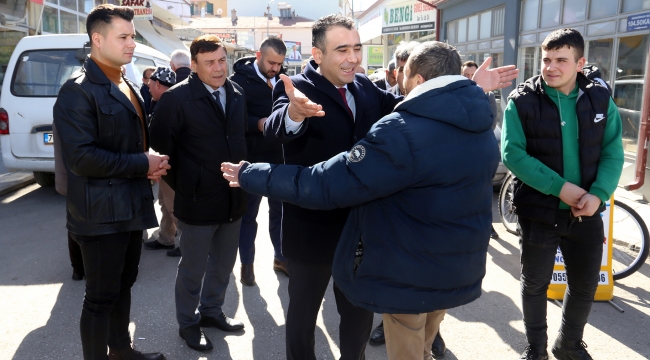 BaÅ?kan KalaycÄ± Mansurdede Mahallesi EsnafÄ±nÄ± Ziyaret Etti