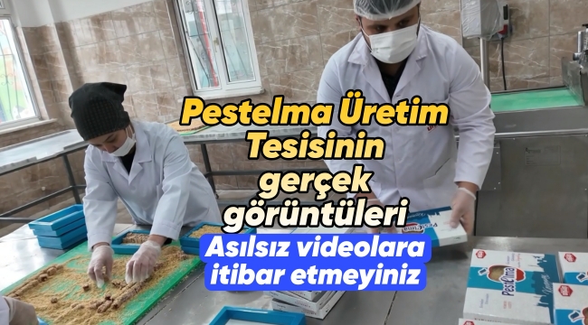 Pestelma Ã¼retim tesisinin gerÃ§ek gÃ¶rÃ¼ntÃ¼leri