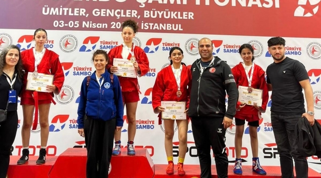 KARAMANLI SAMBO SPORCULARINDAN TÜRKİYE ŞAMPİYONASI'NDA BÜYÜK BAŞARI