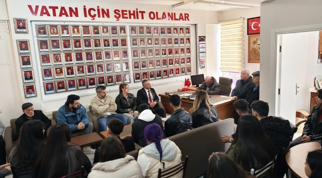 Şehit Ailelerine Bayramda Sıcak Ziyaret