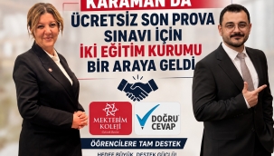 Karaman'da eğitimde örnek iş birliği