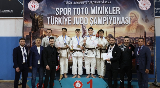Karaman'da Minikler Türkiye Judo Şampiyonası Nefes Kesti