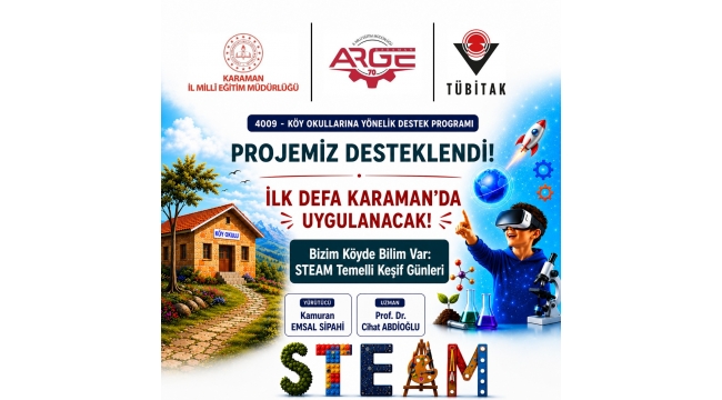 Köy Okullarında STEAM Temelli Keşif Günleri Başlıyor