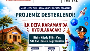 Köy Okullarında STEAM Temelli Keşif Günleri Başlıyor